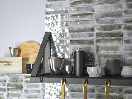 Керамогранит Jazba Green Brillo (8 дизайнов) 6x24.6 от Cifre Ceramica (Испания)