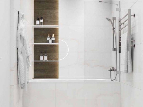 Керамогранит Onyx Imperator White белый Полированный 60 60x60 от Ceradim (Индия)