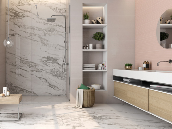 Керамогранит MARBLES CR.NIRO White полированный 60x120 от Pamesa (Испания)