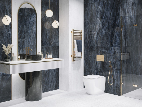 Керамогранит Cuba Blue суперполированный (6060CBL23HG) 60x60x0.8 от LCM (Индия)