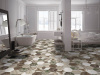 Керамогранит PIER17 Hexa Zinc (10 вариаций рис.) 23.2x26.7 от ITT Ceramic (Испания)