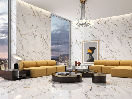 Керамогранит OIKOS GOLD 75x150 от Geotiles (Испания)