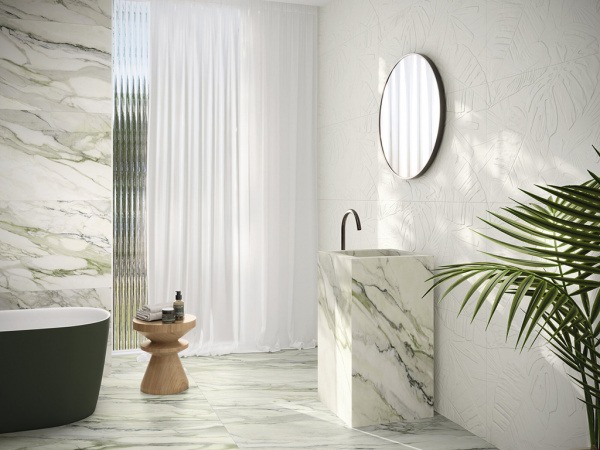 Керамогранит настенный ARABESCATO CLOVER GREEN MATT RECT (A041145) 60x120 от APE Ceramica (Испания)