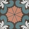 Керамогранит SYNC FLOWER BLUE (125634) 15x15 от DNA Tiles (Испания)