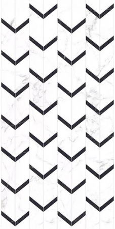 Керамогранит Marshy White Decore 2 Glossy 60x120 от Art Ceramic (Индия)