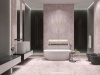 Керамогранит Rose Pink Polished (6 мм) (MN672CP261206) 120x260 от Moreroom (Китай)