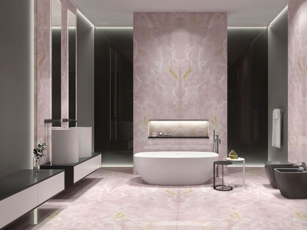 Керамогранит Rose Pink Polished (6 мм) (MN672CP261206) 120x260 от Moreroom (Китай)