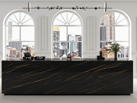 Керамогранит LAURENT BLACK POLISHED 160x320x0.6 от Ascale (Испания)