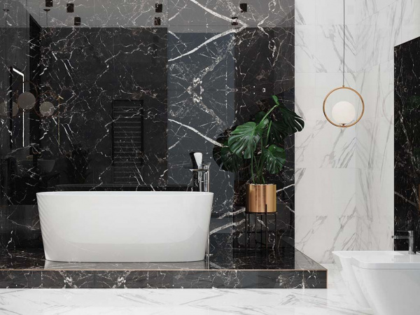 Керамогранит Marble Africano Nero Slim 60x120 от Artcer (Италия)