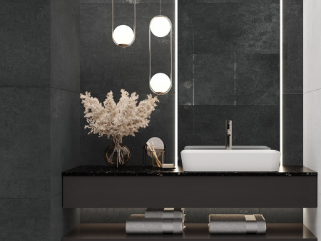 Керамогранит Techno Grafito графитовый Матовый Карвинг SG604620R 60x60 от Laparet