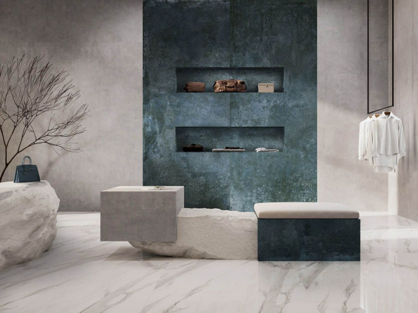 Керамогранит Metal SL Никель серый обрезной (SG091400R6) 160x320x6 от Kerama Marazzi (Россия)