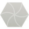 Керамогранит FANCY WAVES GREY (127012) 20x23 от DNA Tiles (Испания)