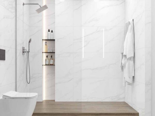 Керамогранит Calacatta Regal Grey белый Полированный 60 60x60 от Ceradim (Индия)