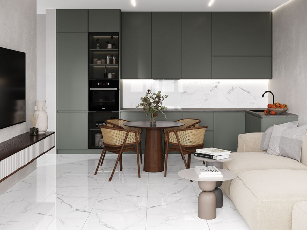 Керамогранит Pristine White Белый Матовый 60x60 от Laparet