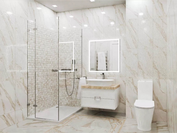 Настенная плитка Карелли 11195R беж светлый обрезной 30x60 от Kerama Marazzi (Россия)