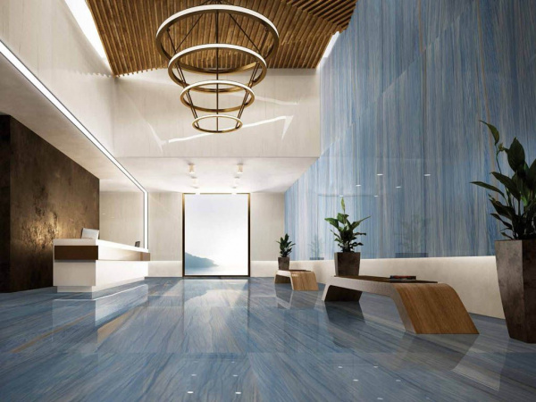 Плинтус BATTISC.AZUL MACAUBA 6mm RTT (87202) 8x80 от AVA Ceramica (Италия)