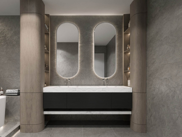 Керамогранит GRANITE Limestone Onyx Structura (NTT99616M) 60x120 от NT Ceramic (Индия)
