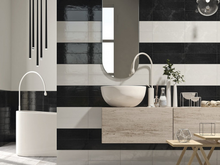 Настенная плитка MAIOLICA Crema 10x30 от Iris Ceramica (Италия)