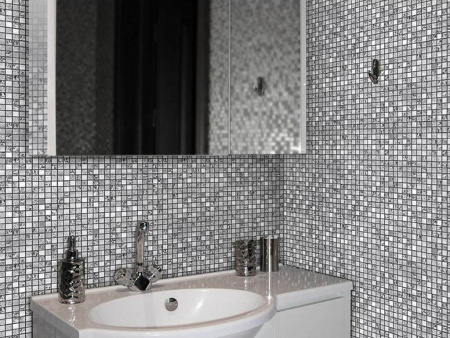 Мозаика MIRror QM-1543 глянцевая (15х15) 30x30 от Natural Mosaic (Китай)