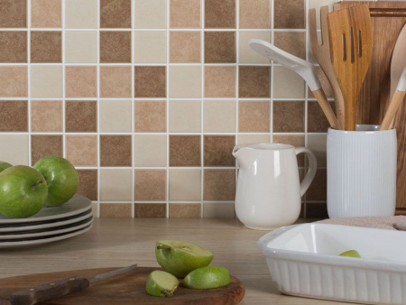 Мозаика Crackle White Glossy (LWWB81531) (4.8x4.8) 30.6x30.6x6 от StarMosaic (Китай)