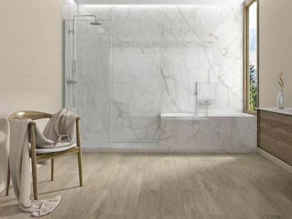 Керамогранит BOOKMATCH VAGLI GOLD B SOFT MATT. 160x320x0.6 от Ascale (Испания)