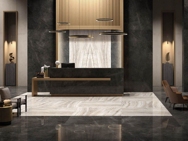 Керамогранит SENSI ROMBO ONICE BEIGE lux+ ret. 30x30 от ABK Ceramiche (Италия)
