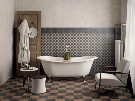 Керамогранит Terra 0094 Nero Esagono 25x21.6 от Marca Corona (Италия)