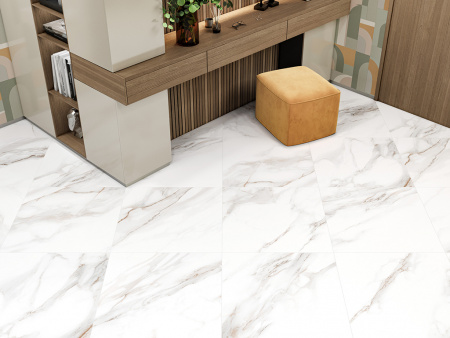 Керамогранит Calacatta Lincoln sugar-эффект (60120CLL15) 60x120 от Delacora (Россия)