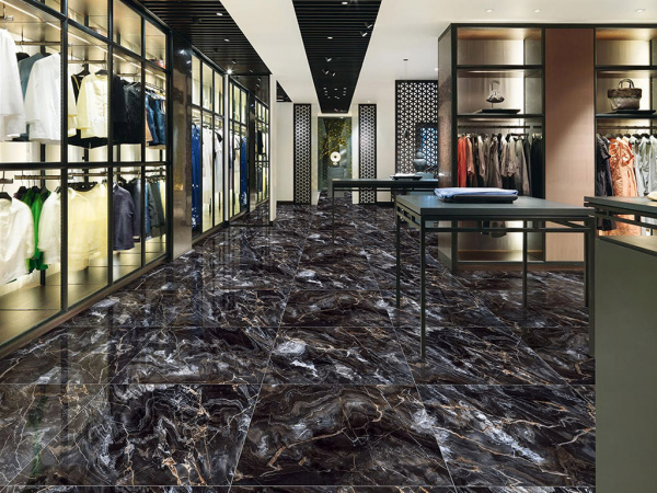 Керамогранит Toledo black High glossy (GR103) 60x60 от Primavera (Индия)
