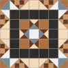 Декор Barnet Halton Marron 31.6x31.6 от Vives Ceramica (Испания)