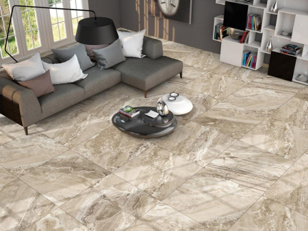 Керамогранит Remate Crema carving (CR108) 60x60 от Primavera (Индия)