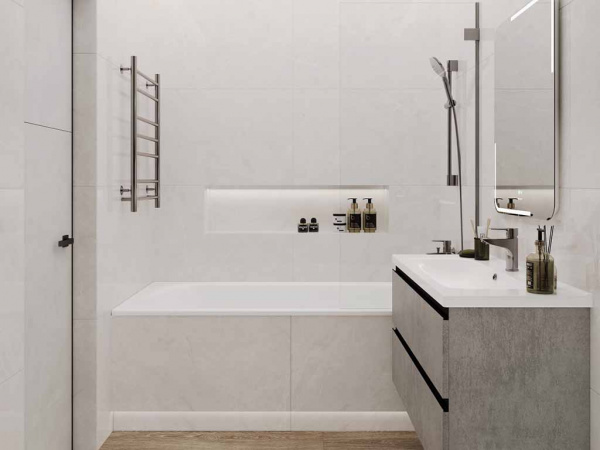 Керамогранит Mramor Princess White светло-серый Полированный 60 60x60 от Ceradim (Индия)