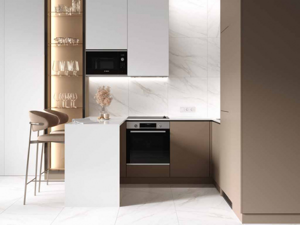 Керамогранит Calacatta Clarity Gold белый Полированный 60 60x60 от Ceradim (Индия)