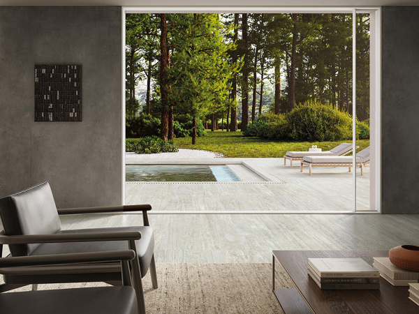 Керамогранит TRAVERTINO ROSSO VEIN CUT SQ. (TR07BA) 120x60 от Italgraniti (Италия)