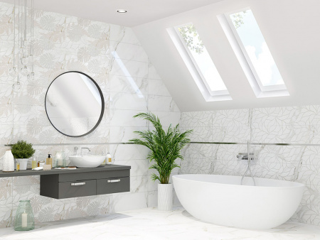 Настенная плитка Calacatta Light 24.2x70 от Eletto Ceramica (Россия)