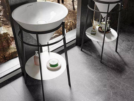 Керамогранит Stone SL Ардезия чёрный (SG070900R6) 119.5x320x6 от Kerama Marazzi (Россия)