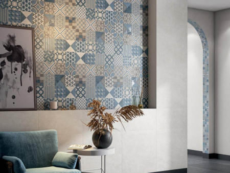 Настенная плитка Онда серый светлый матовый обрезной (11216R) 30x60x9 от Kerama Marazzi (Россия)