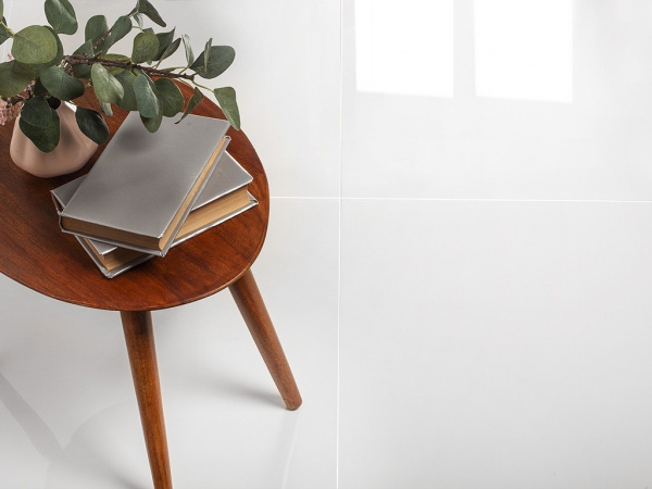 Керамогранит MONO Snow White Polished 60x60 от Staro (Индия)