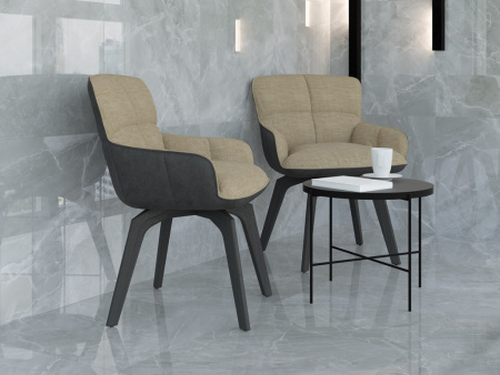 Керамогранит Almond Light Grey Polished (PR152) 60x60 60x60 от Primavera (Индия)