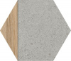 Керамогранит Hexagono Ligard Gris 23x26.6 от Vives Ceramica (Испания)